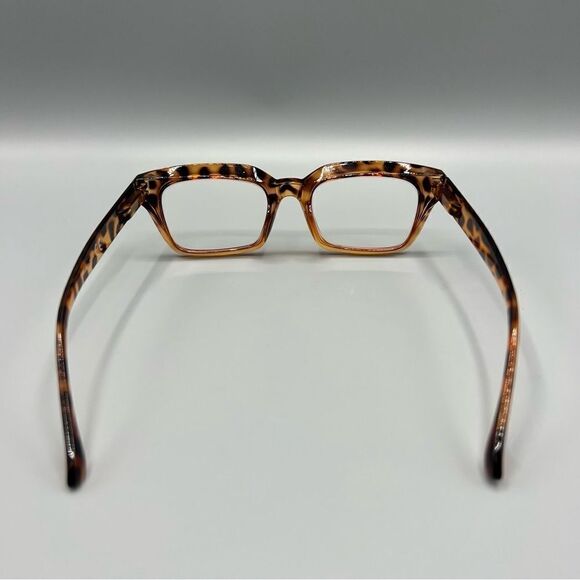 Women’s Square Leopard Print Readers +50 - Picture 3 of 7